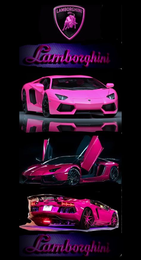 Lambo Aventador, Pink Lamborghini, Pink Cars, Color Aesthetic, Goku Black, Pink Car, Barbie World, Lamborghini Aventador, Sport Cars