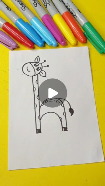 Art_Ki_Duniya on Instagram: "How to draw Giraffe 🦒 with Letter H Easy . #shorts #art #drawing" How To Draw A Giraffe, Giraffe Drawing Easy, Easy Giraffe Drawing, Draw Giraffe, Giraffe Drawing, Cartoon Giraffe, Letter H, Alicia Keys, February 19