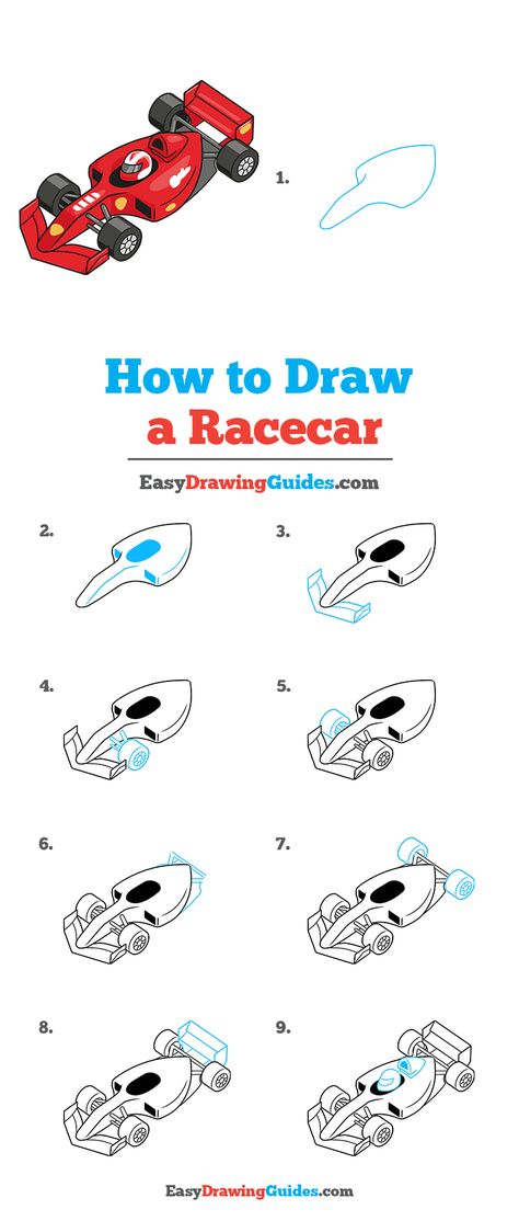 F1 Car Painting Easy, How To Draw A F1 Car Step By Step, How To Draw A Race Car Step By Step, How To Draw Race Car, Car Craft Ideas, F1 Car Drawing Easy Ferrari, How To Draw F1 Cars, Simple Race Car Drawing, Drawing F1 Car