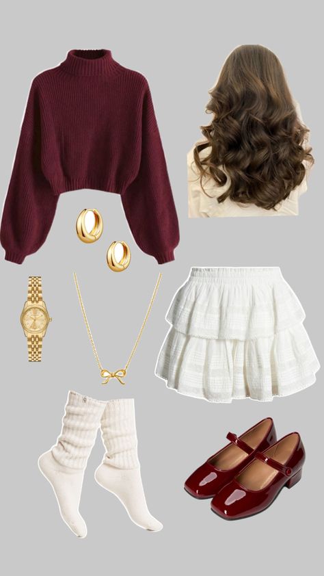 Thanksgiving Outfit Inspo 2024, Outfits To Wear To The Nutcracker Ballet, Cute Christmas Eve Outfits, What To Wear To The Nutcracker Ballet, Winter Dance Outfits, Theatre Outfit Ideas, Cute Holiday Outfits, Christmas Eve Outfit, November Outfits