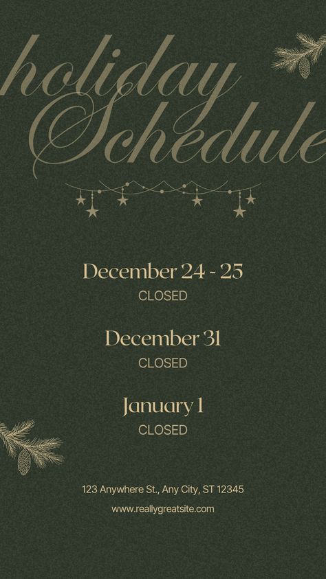 Use the word "Christmas" in the search on my profile to find more templates: https://www.canva.com/p/ok-templates/ Christmas Schedule, Christmas Graphic, Christmas Poster Design, Instagram Christmas, Instagram Schedule, Christmas Typography, Bakery Display, Font Combos, Christmas Post