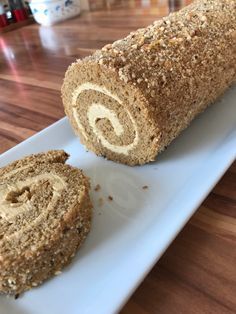 Coffee Swiss Roll by Nancy Birtwhistle Coffee Swiss Roll Recipe, Coffee Roll Cake, Coffee Roll Recipe, Coffee Roll Cake Recipe, Coffee Roulade, Coffee Swiss Roll, Swiss Roll Cake Recipe, Rolled Cakes, Swiss Roll Recipe