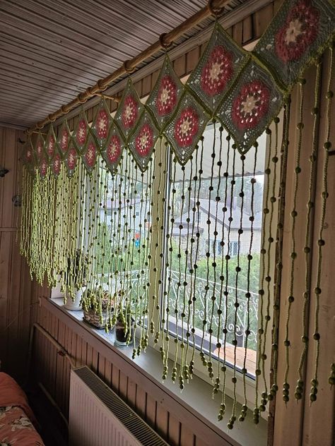 Dark Academia Crochet Decor, Crochet Window Hanging, Crochet Blinds, Knitted Curtains, Crochet Drapes, Crochet Room Decor Goth, Crochet Window Decoration, Crochet Gothic Room Decor, Crochet Window Curtain