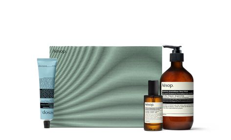 Gift Kits | Kits & Travel | Aesop Aesop Products, Botanical Bathroom, Travel Gift Set, Luxury Gift Set, Gifts For The Home, Hand Balm, Cardboard Gift Boxes, Body Balm, Skincare Gift Set