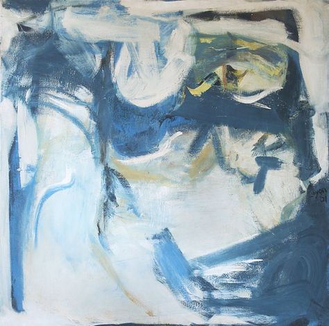 PETER LANYON - NORTH CLIFF, 1961  signed and dated Lanyon estate no.290  oil on canvas De Kooning Paintings, Francis Picabia, Barnett Newman, Expressionist Artists, Willem De Kooning, Soyut Sanat Tabloları, Action Painting, Contemporary Abstract Art, Jackson Pollock