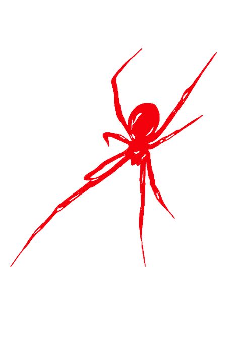 Red Spider Tattoo Design, Red Ink Spider Tattoo, Red Spider Tattoo, Tatuajes Y2k, Spider Tattoo, Red Tattoos, Man Logo, Red Ink, Creative Tattoos