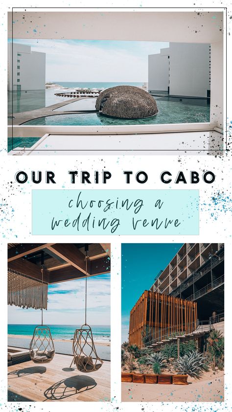 We're getting married in Cabo! All the details on the wedding venues & resorts we looked at in Cabo for our 2020 wedding! Plus a list of all of the hotels, resorts & wedding locations we considered - the best wedding venues in San Jose Del Cabo and Cabo San Lucas Mexico! Cabo Wedding Dress, Cabo Proposal, Wedding In Cabo, Cabo Wedding Ideas, Mexico Wedding Destination, Cabo San Lucas Wedding All Inclusive, Cabo Beach Wedding, Wedding Venues Mexico, The Cape Cabo Wedding