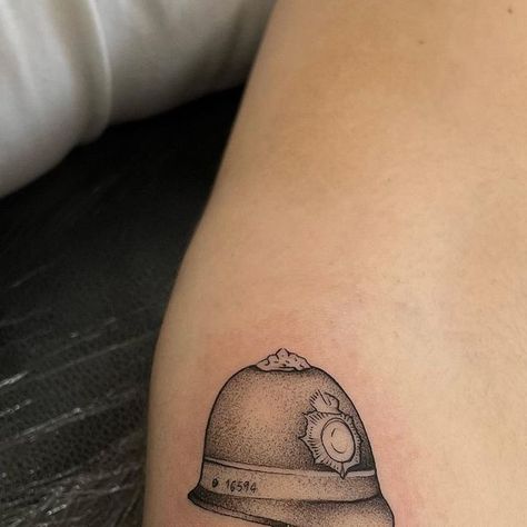 Greedy on Instagram: "Little police cap 🖤" Police Tattoo, Hat Tattoo, Police Hat, Policeman, Police Officer, Tattoos, On Instagram, Quick Saves, Instagram