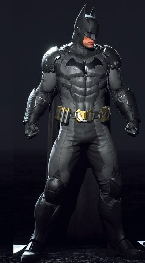 Batman Arkham Knight Suit, Injustice 2 Batman, Batman Injustice, Bat Suit, Zack Snyder Justice League, Batman Concept Art, Batman Redesign, Arkham Batman, Justice League Batman