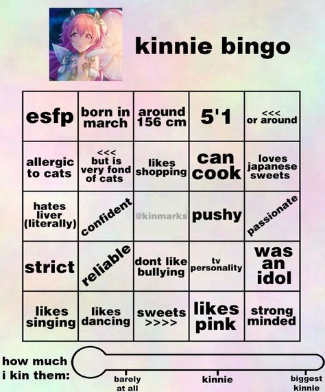 Honami Kinnie Bingo, Airi Momoi Kinnie Bingo, Project Sekai Bingo, Pjsekai Kinnie Bingo, Project Sekai Kinnie Bingo, Pjsk Kinnie Bingo, Kin Bingo, Fun Templates, Momoi Airi