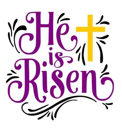 Easter Svg Files, Resurrection Sunday, He Has Risen, Easter Quotes, Easter Blessings, Christian Svg, He Is Risen, Easter Svg, Easter Cards