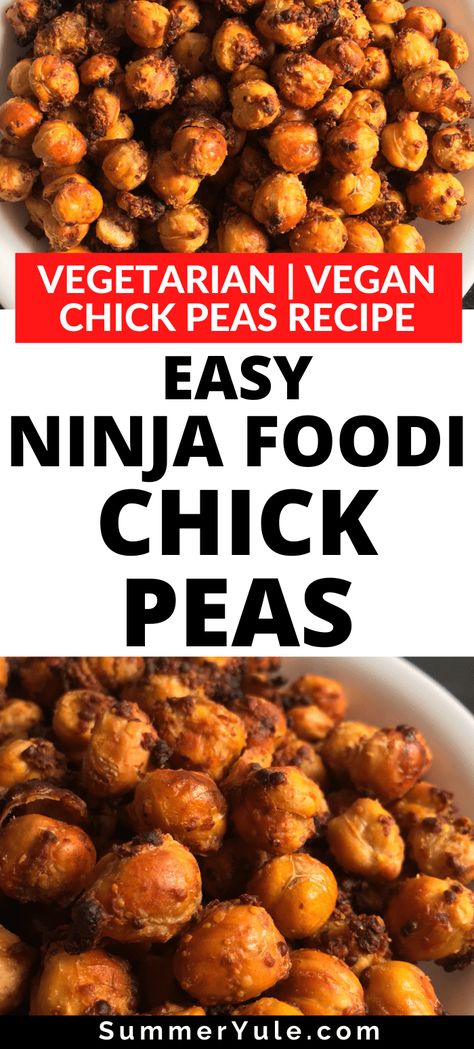 Air Fry Garbanzo Beans, Roasted Garbanzo Beans Air Fryer, Air Fried Garbanzo Beans, Ninja 5 In 1 Recipes, Air Fryer Garbanzo Beans, Chickpeas In Air Fryer, Crispy Garbanzo Beans, Roast Chickpeas, Cook Chickpeas