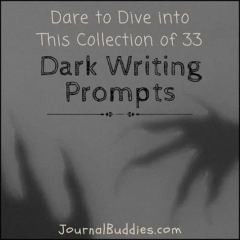 Dare to dive into a spine-chilling collection of 33 prompts, designed to stir your creativity, evoke suspense and evoke pure horror. Delve into the depths of your fears and let your imagination create terrifying tales. A thrilling journey of the imagination awaits. #DarkWritingPrompts #DarkWritingIdeas #JournalBuddies Dark Journal Prompts, Horror Dialogue Prompts, Witchy Writing Prompts, Gothic Writing Prompts, Group Prompts, Horror Prompts, Dark Writing Prompts, Dark Writing, Short Story Prompts