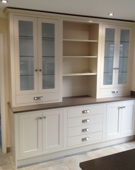 Kitchen Cabinets In Dining Room, Dining Room Built Ins, Kitchen Buffet Cabinet, Dining Room Built In, Kitchen Display Cabinet, Built In China Cabinet, Kitchen Renovation Inspiration, Dining Room Updates, Dining Room Cabinet