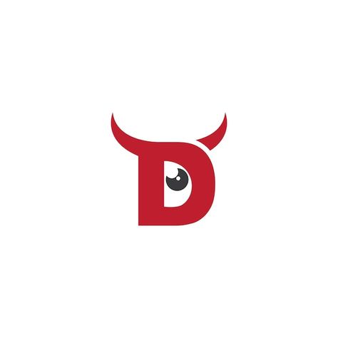 D initial letter with devil horn | Premium Vector #Freepik #vector #devil-face #devil-logo #evil-face #devil Devil Logo, Mandala Tattoos For Women, Egg Logo, Evil Face, Devil Face, D Initial, Mandala Tattoos, Devil Horns, Poster Fonts