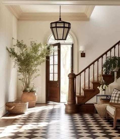 Old European House Interior, Dreamy Farmhouse, Design Inspiration Architecture, Pantry Door Ideas, Utah House, Entry Room, Entry Stairs, Cottage Retreat, European Aesthetic