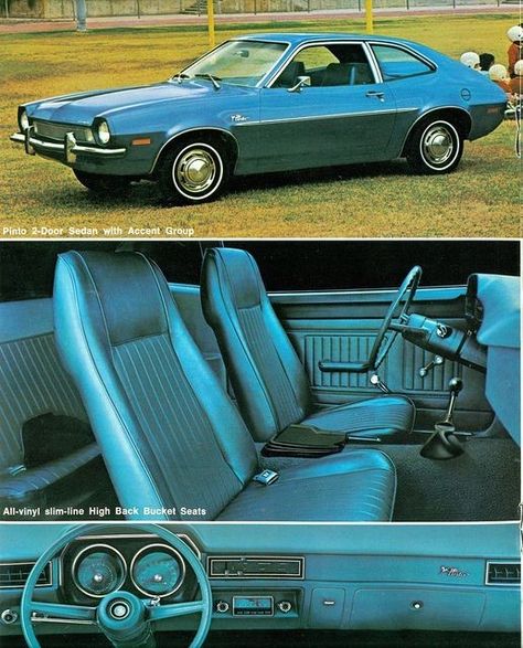 Ford Garage, Famous Car, Coolest Cars, Ford Pinto, Vintage Vehicles, Fire Hazard, Old Fords, Ford Classic Cars, Car Advertising