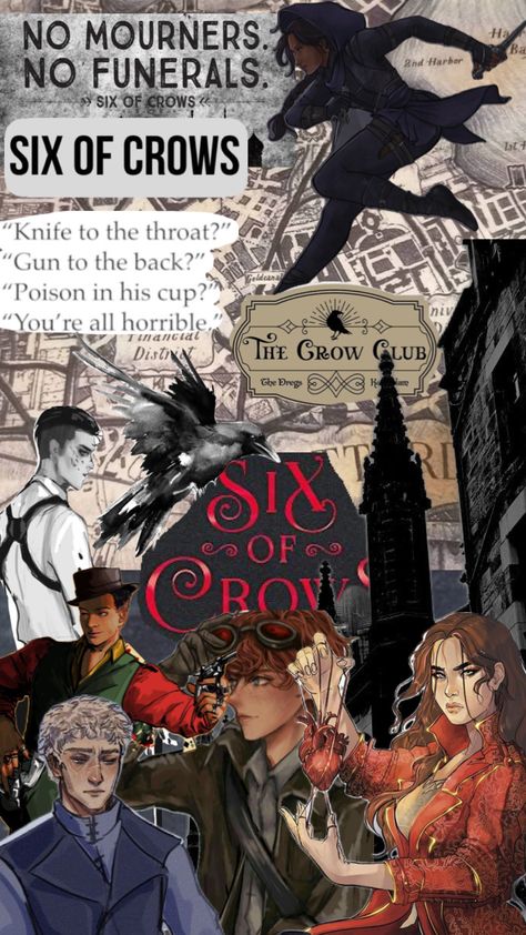 #vintage #vibes #wallpaper #quotes #sixofcrows #asesthetic #crows Sic Of Crows Wallpaper, Kaz Aesthetic, Grishaverse Wallpaper, Shadow And Bone Wallpaper, Vintage Wallpaper Quotes, Six Of Crows Wallpaper, Crows Wallpaper, Crow People, Jj Obx