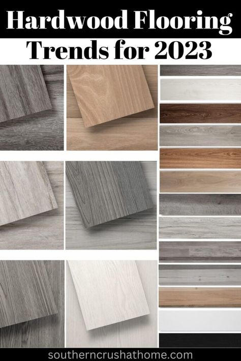 Hardwood Flooring Trends for 2023 https://www.southerncrushathome.com/hardwood-flooring-trends/ Flooring Trends For 2023, Dollar Tree Pizza Pan Wreath, Flooring Trends 2020, Modern Laminate Flooring, Hardwood In Kitchen, Hardwood Floor Stain Colors, Floor Stain Colors, Wood Floor Stain Colors, Wood Floor Colors