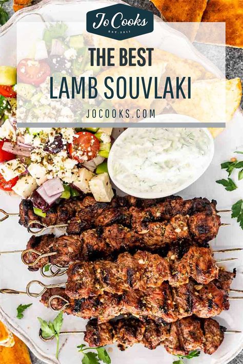 Greek Lamb Marinade Recipe, Greek Lamb Souvlaki Recipe, Lamb Kebab Marinade, Lamb Souvlaki Recipe, Souvlaki Greek, Dahi Aloo, Lamb Souvlaki, Lamb Marinade, Lamb Kabobs