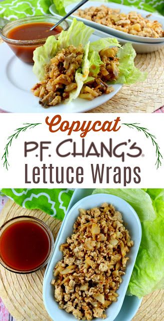 Recipe: Copycat PF Chang's Lettuce Wraps  Copycat PF Chang's Lettuce Wraps are so delicious and easy to make! Plus they're quick - dinner on the table in 20 minutes! Yes Please! (And they're delicious!!!) #copycatrecipe #lettucewraps Lettuce Wrap Sauce, Pf Changs Lettuce Wraps, Salat Wraps, Healthy Foods To Make, Pf Changs, Lettuce Wrap Recipes, Chicken Wrap, Lettuce Wraps, Wrap Recipes