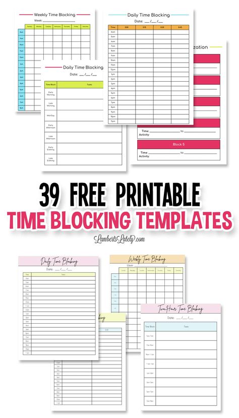 Weekly Schedule Template Excel, Time Sheet Printable, Time Blocking Printable, Time Boxing, Time Blocking Schedule, Free Planner Pages, Cover Sheet Template, Budget Template Free, Weekly Planner Free Printable