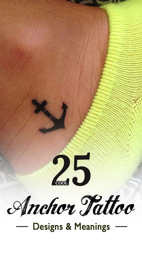 Traditionally an anchor tattoo represented hope, trust, stability and sustainability. Check out our beautiful anchor tattoo list. Family Anchor Tattoos, Anchor Heart Tattoo, Simple Anchor Tattoo, Tiny Anchor Tattoo, Anchor Tattoo Wrist, Feminine Anchor Tattoo, Anchor Tattoo Meaning, Small Anchor Tattoos, Tattoo Wave