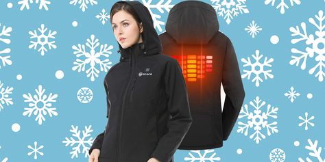 This Jacket Comes with a Built-in Heater to Keep You Extra Warm!- Cosmopolitan.com Heated Jackets For Women, Traditional Black Tattoo, Shag Jacket, Heated Clothing, Heated Jacket, Celebrity Fashion Trends, Toxic Free, Free Living, Alaska Cruise