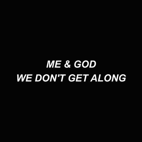 I believe in God, and follow the bible; but God amd I don't always get along. Me And God, Lenalee Lee, Series Quotes, Aleister Crowley, Ineffable Husbands, Story Board, Sam Winchester, Destiel, Dean Winchester