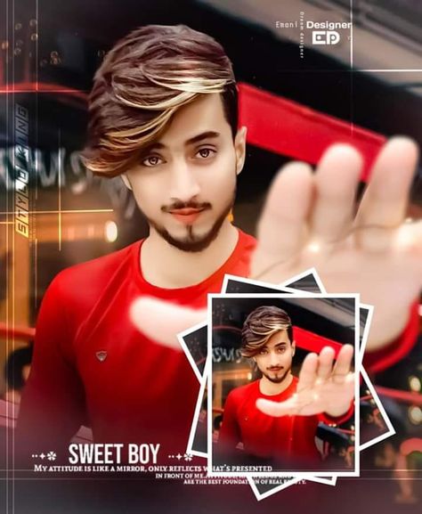 Best Stylish Love Boy In Red Shirt Wallpaper For Music, Headphone Wallpaper, Smart Boys, Beautiful Whatsapp Dp Images, Boy Wallpaper, Stylish Boy, Stylish Dp