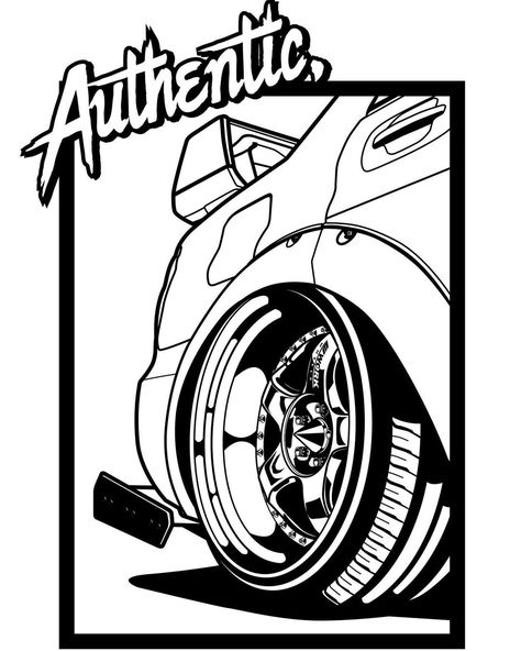 Automotive Tattoo, Cars Vector, American Traditional Tattoo Ideas, Traditional Tattoo Ideas, Bmw Art, Automotive Illustration, Jdm Stickers, Desain Editorial, Cool Car Drawings