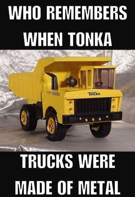 Tonka Trucks, Old School Toys, Gas Monkey Garage, Tonka Toys, Tonka Truck, Childhood Memories 70s, View Master, Childhood Days, Vintage Fisher Price