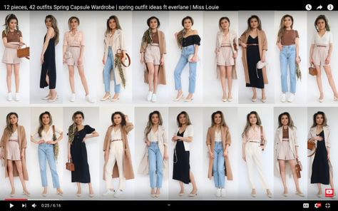 Capsule Wardrobe Formula, Miss Louie, The Curated Closet, Outfit Collage, Travel Wardrobe, The Outfit, Get Dressed, Straight Jeans, Capsule Wardrobe