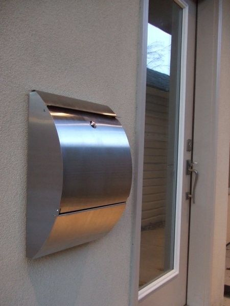 Modern Mailboxes, Stainless Steel Mailbox, Contemporary Mailboxes, Steel Mailbox, Modern Mailbox, Custom Mailboxes, Mailbox Design, The Mailbox, Simple Kitchen