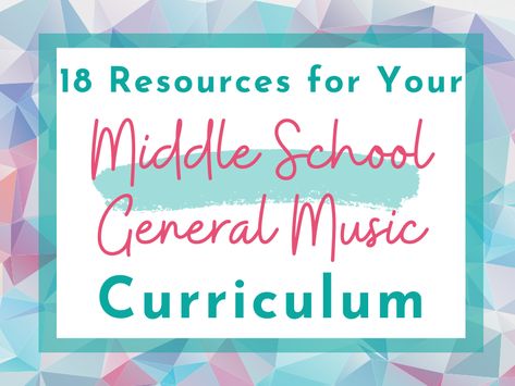 This year make planning for your middle school general music curriculum easier by using resources that are ready to use. Find out more about… General Music Classroom, Music Teaching Resources, Middle School Music, Reflective Journal, Music Curriculum, Music Lesson Plans, Inclusion Classroom, Music Appreciation, Music Student