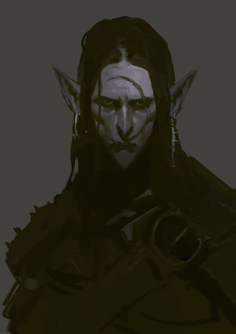 Dnd Underdark, Evil Elf, Dark Elves, Elf Characters, Dark Elf, High Fantasy, Fantasy Rpg, 판타지 아트, Drawing Tutorials