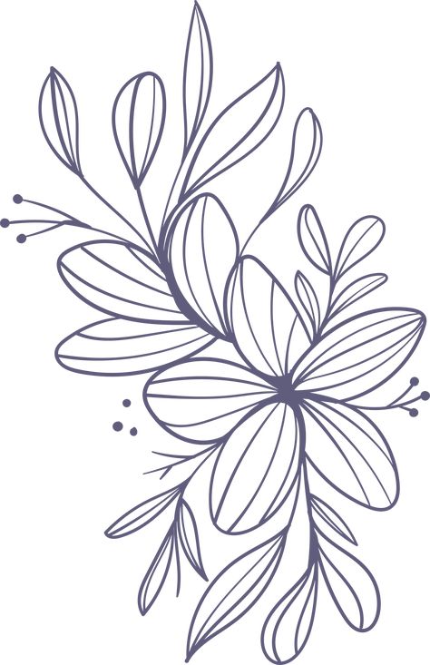 Flat design flowers Free Vector Vector Flower Design, Flower Vector Png, Vector Floral Design, White Flower Png, Sticker Sketch, Floral Vector Pattern, Outline Flowers, Flower Vector Art, Flower Pattern Design Prints