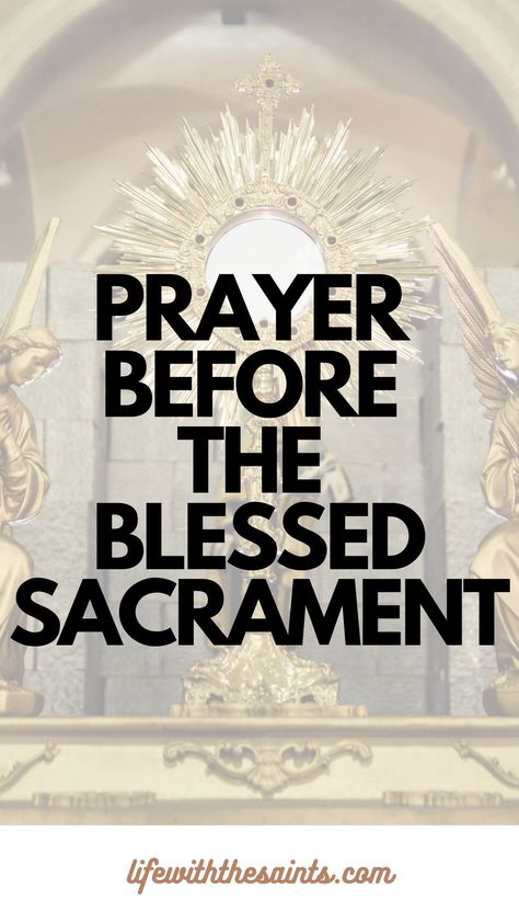 Prayer Before the Blessed Sacrament: A MUST READ (and a MUST PRAY!)! - Life with the Saints Prayers For Adoration, Eucharistic Adoration Prayers, Adoration Of The Blessed Sacrament, Eucharist Quotes, Prayer For Troubled Marriage, Adoration Prayer, Morning Prayer For Family, Adoration Catholic, Catholic Prayers Daily