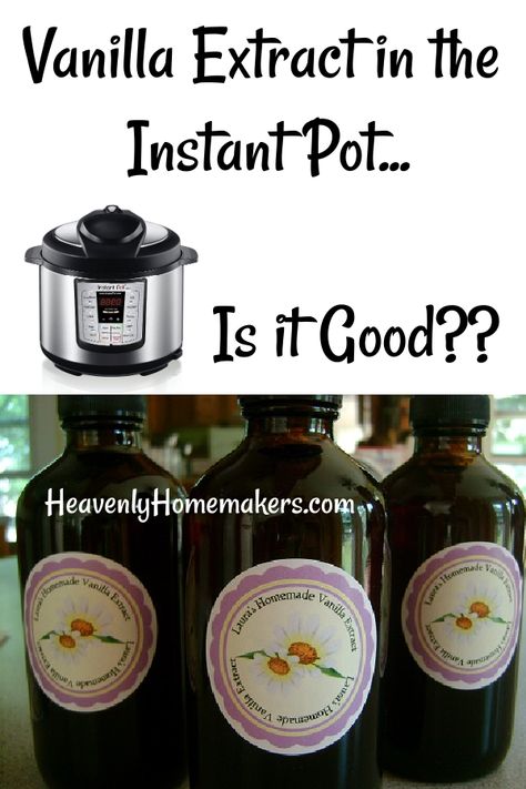 Thinking about making vanilla extract in the instant pot? Here's how it works! Does it turn out as good as slow brewed vanilla? Healthy Eating Family, Forest Backyard, Make Vanilla Extract, Weekday Recipes, Vanilla Extract Recipe, Homemade Vanilla Extract, Diy Mixes, Boost Your Immune System, Family Friendly Recipes