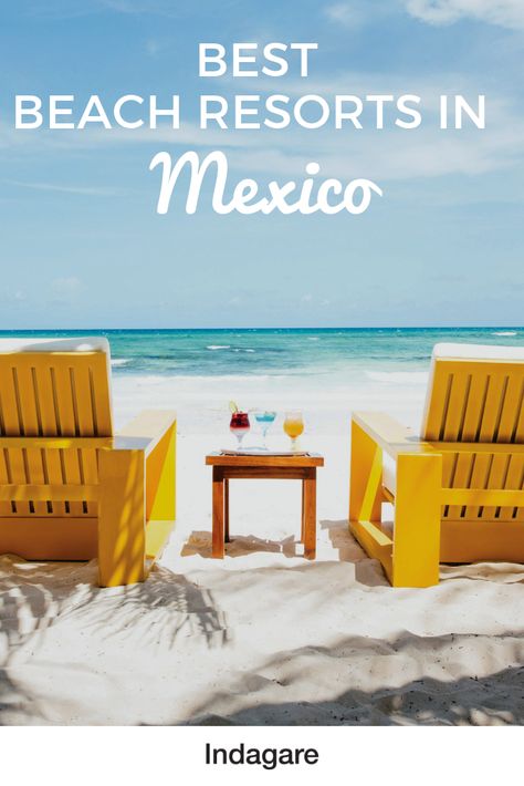 Best Mexican Beach Resorts: 4 Unforgettable Properties  #travel #destinations #vacation #holiday #travelhack #TravelTips #TravelGuide #BucketList #Wanderlust #mexico #mexicotravel #mexicotips #mexicotraveltips #thingstodoinmexico Mexico Beach Resorts, Travel Europe Cheap, Usa Travel Map, Mexican Beach, Mexican Vacation, Va Beach, Mexican Beaches, Mexico Resorts, Mexico Destinations