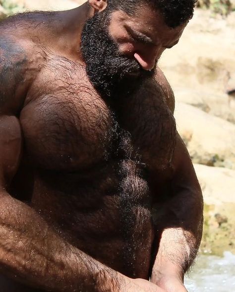 Burly Men, Beard Muscle, Chest Day, Man Beast, Handsome Older Men, Scruffy Men, Muscle Boy, Bodybuilders Men, Bear Man