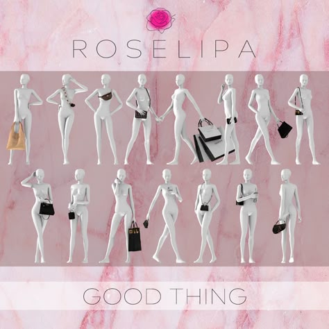 Sims 4 Pose Accessories, Sims 4 Leaning Poses, Sims 4 Purse Poses, Sims 4 Bag Poses, Roselipa Pose Sims 4, Posepacks Sims 4, Sims 4 Shopping Poses, Sims 4 Proposal, Sims 4 Bed Poses