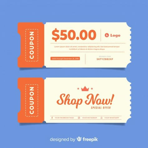 Gift Voucher Design, Voucher Design, Gift Card Design, Ticket Design, Food Menu Design, Food Graphic Design, Website Design Layout, Creative Ads, Creative Advertising