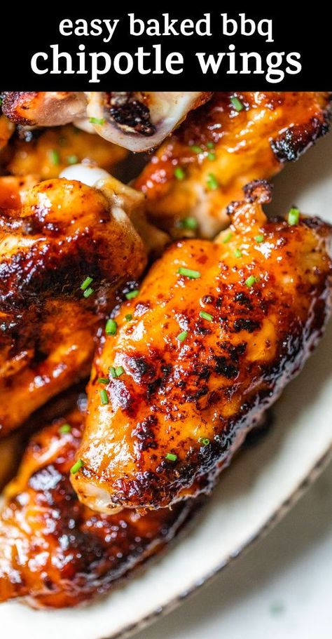 Chipotle Wings Recipe, Air Fryer Wing Ding Recipes, Chicken Wings Marinade Baked, Hot Wing Marinade, Best Chicken Wing Marinade, Marinated Chicken Wings In The Oven, Chicken Wings Marinade Recipes, Chicken Wing Marinade Baked, Wing Marinade Recipes