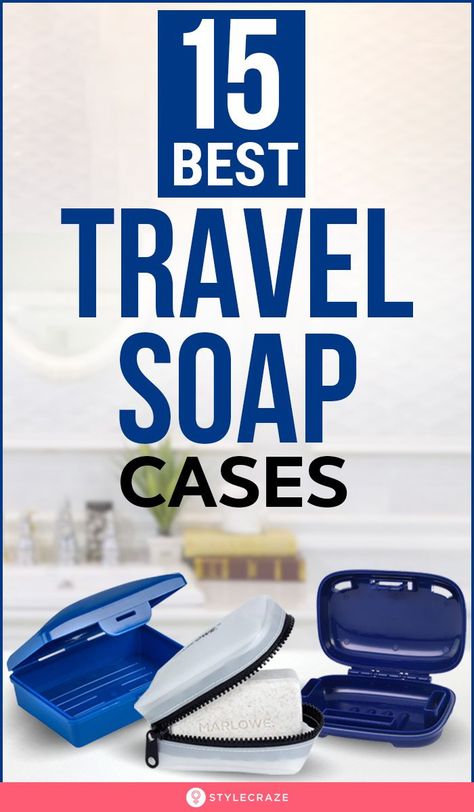 15 Best Travel Soap Cases: Changing your soap can lead to skin issues like dryness, itching, and allergies. Instead, opt for a travel-friendly soap case to carry your favorite soap anywhere. In this article, we have listed the 15 best travel soap cases for you to check out. #SoapCase #Travel Bar Soap Travel Container, Soap Travel Case, Travel Soap Container, Soap Case, Travel Vanity, Travel Soap, Travel Bar, Bar Soap Holder, Travel Bag Essentials