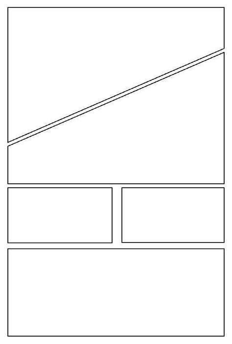 Manga Frame Template, Comic Book Layout Templates, Manga Panel Template, Manga Panel Layout, Comic Layout Ideas, Comic Panels Layout, Comic Outline, Manga Template, Manga Frame