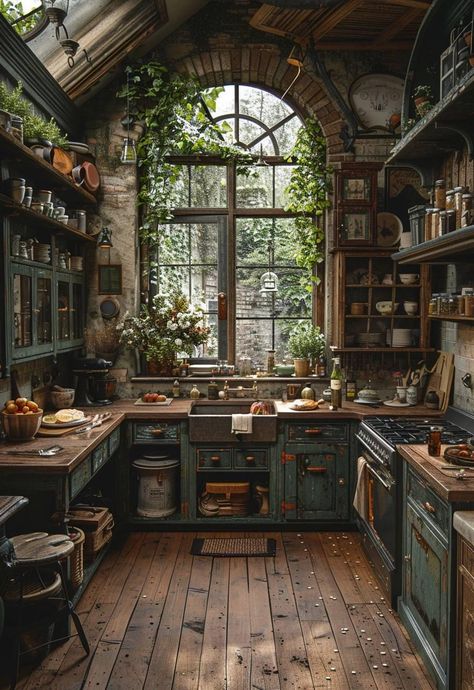 Dark Cottagecore House, Cottagecore House, Witchy House, Dark Cottage Core, Dream Life House, Cottage Interior, Hobbit House, Fantasy House, Dream House Interior