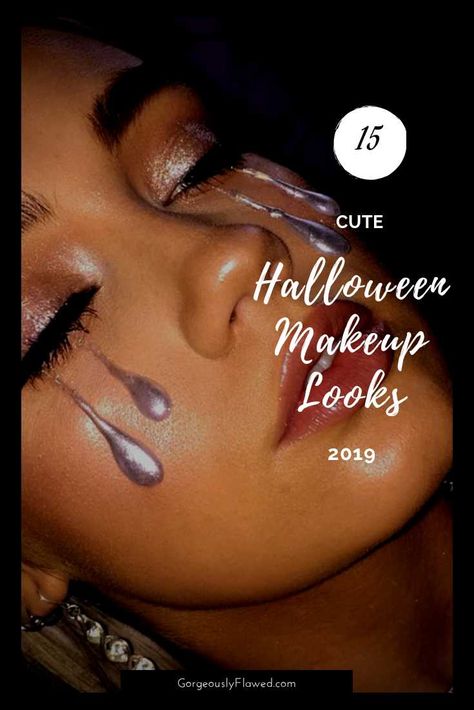 Cute Make Up Looks, Cute Halloween Makeup Looks, 31 Days Of Halloween Makeup, Trending Makeup Looks, Halloween Party Makeup, Dreamy Makeup, Bratz Doll Makeup, Boho Wedding Makeup, Makeup Looks To Try