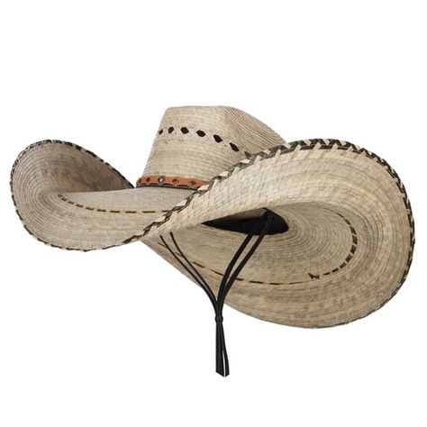 Buy Mexican Style Wide Brim Straw Hat - Natural - CL12FV92YGJ and Many Other Latest Designer Hats & Scarves, Enjoy Free and Fast Delivery. Mexican Cowboy Hat, Wide Brim Hat Men, Wide Brim Straw Hat, Helmet Hat, Mens Sun Hats, Mens Hats Fashion, Boho Cowgirl, Wide Brim Sun Hat, Cap Fashion