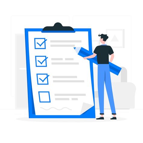 Checklist concept illustration Free Vect... | Free Vector #Freepik #freevector #check #list #illustration #document Telephone Etiquette, List Illustration, Process Map, Zestaw Ikon, Concept Illustration, Website Illustration, Task List, Simple Illustration, Ted Talks